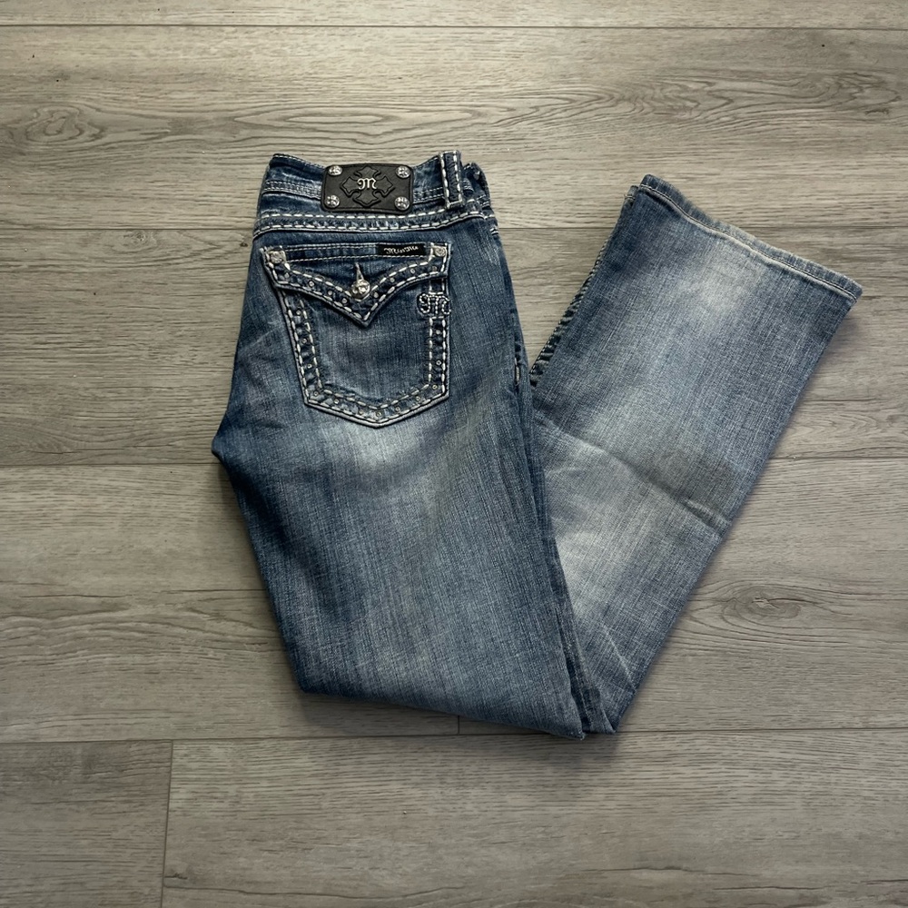Miss me low rise bootcut jeans